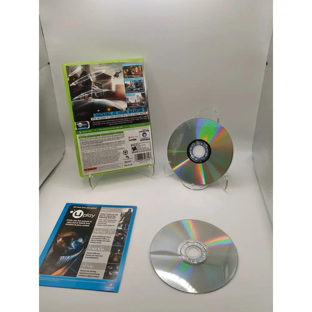 Watch Dogs Xbox 360 2-Disc Set Ubisoft Open World Hacking